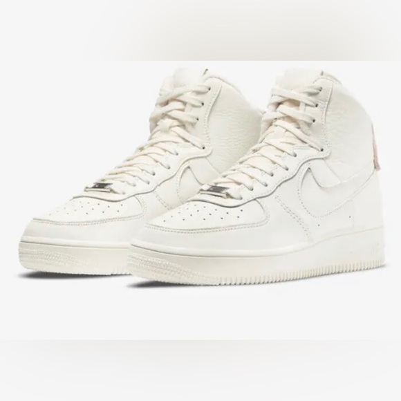 Nike Air Force 1 High Sculpt Sail DC3590-102 Womens Multi Size tumbled leather - Picture 1 of 4